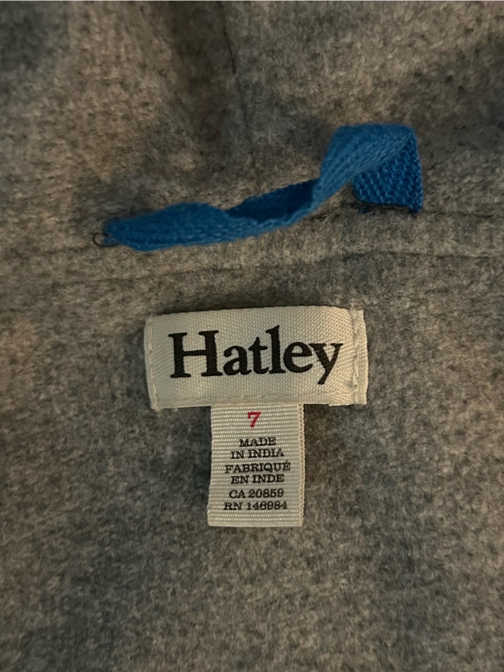 Hatley fleece lined flannel jacket, size 7 - Picture 4 of 5